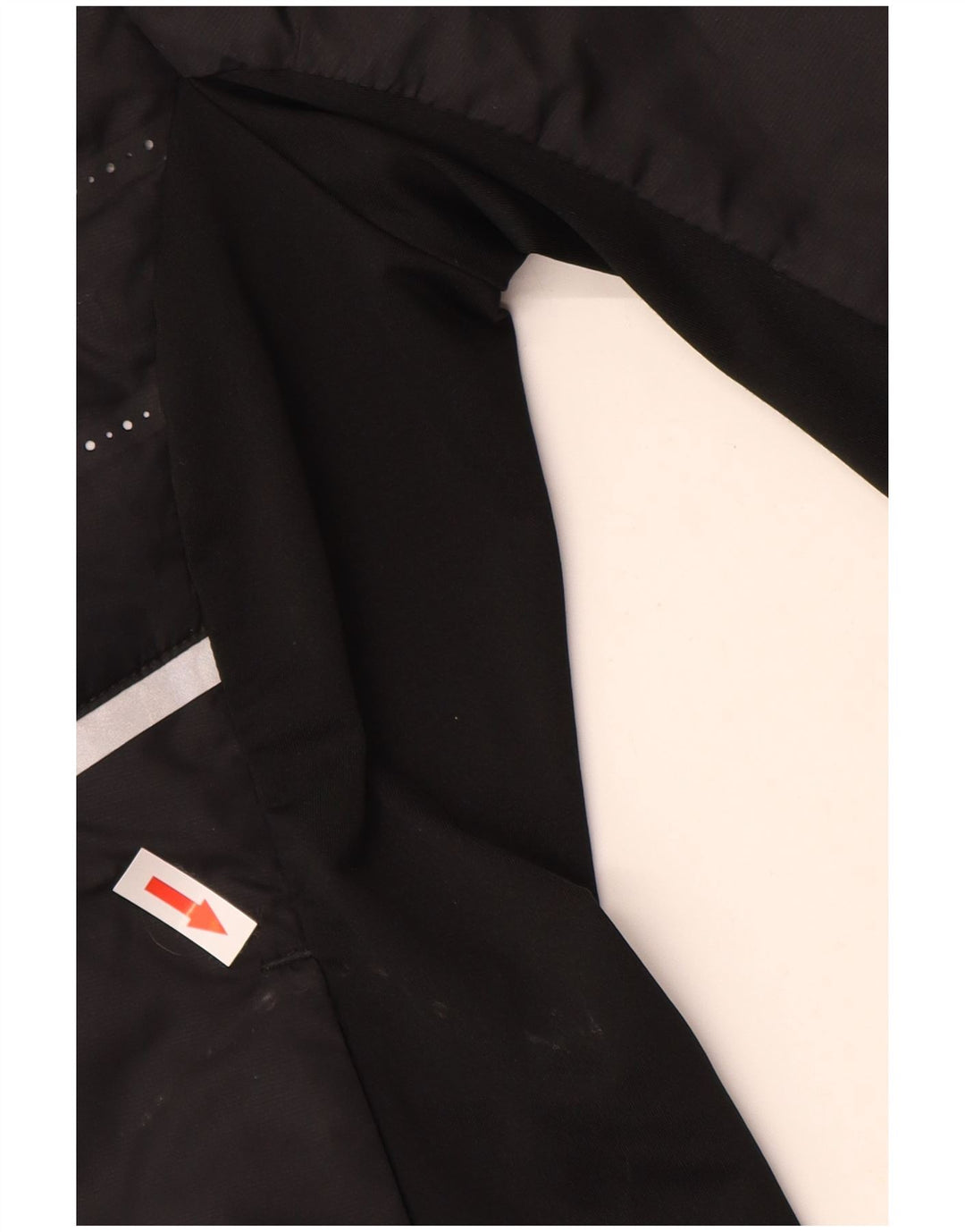 NIKE Veste Racer Femme UK 12 Polyester Noir Moyen