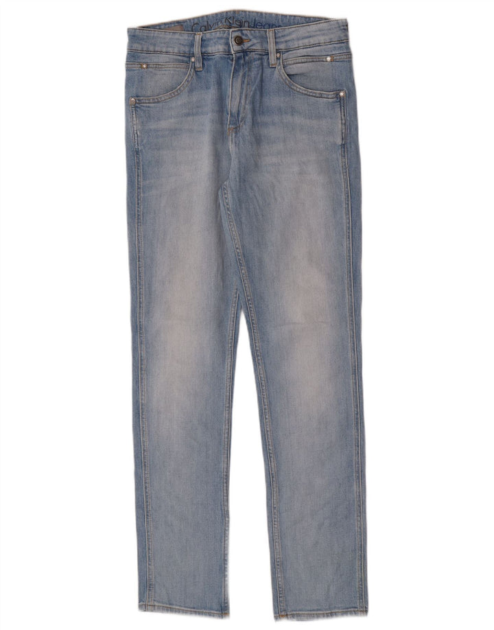 Calvin Klein Jean Slim Homme W31 L32 Bleu Coton