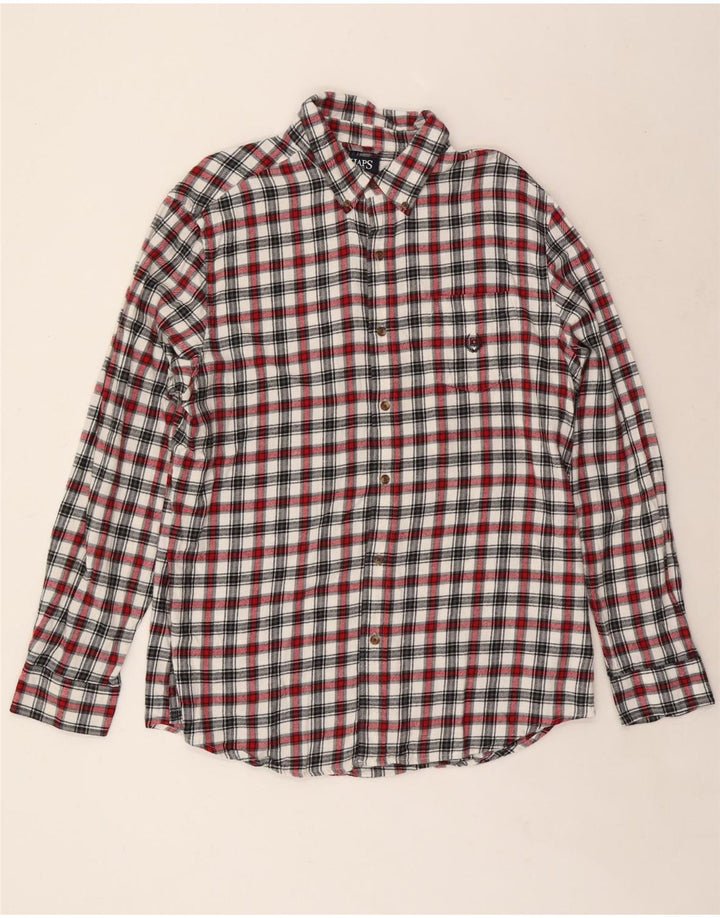 CHAPS Chemise Flanelle Homme Grand Carreau Multicolore Coton