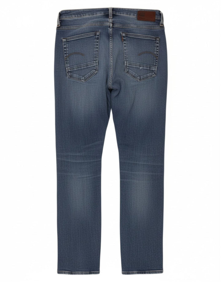 G-Star Jean slim effet vieilli W24 L30 en coton bleu pour femme
