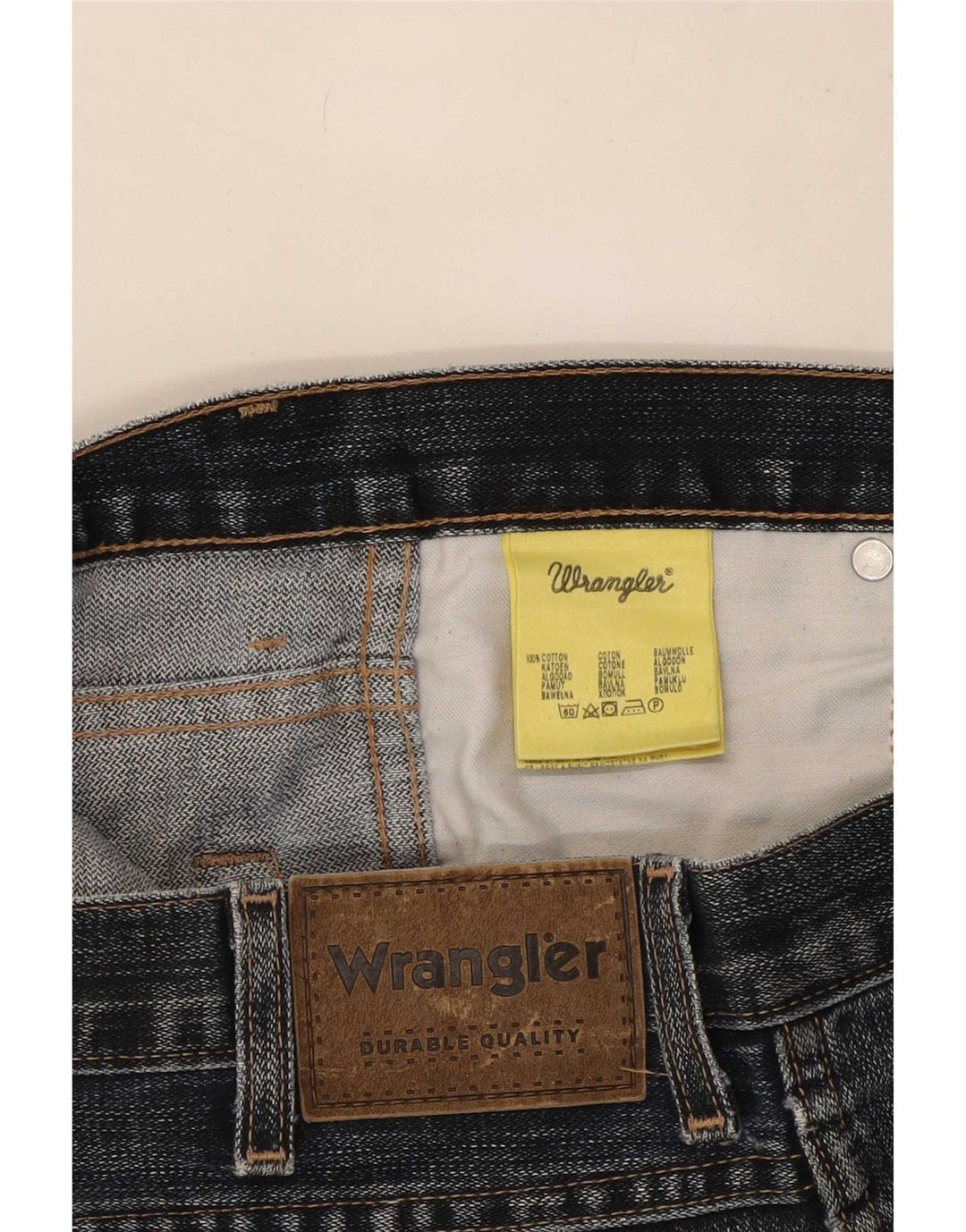 Wrangler Jean Bootcut Homme W31 L32 Bleu Marine Coton