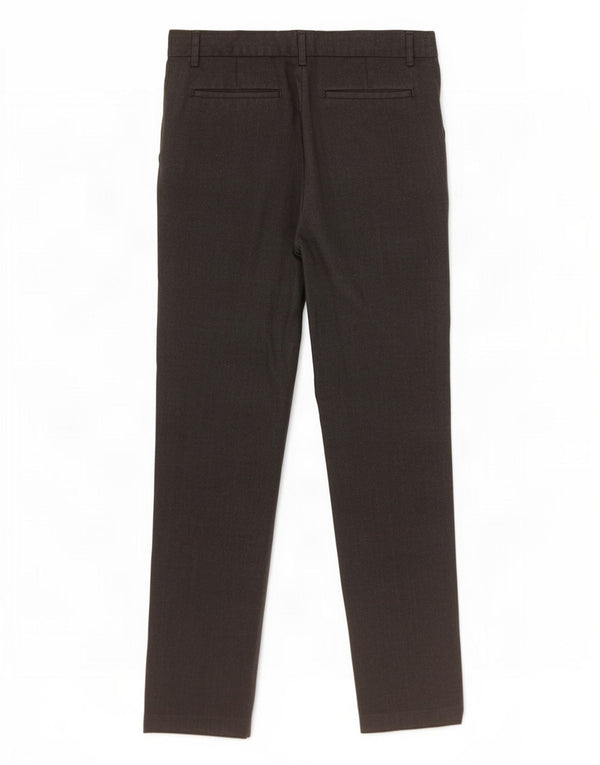 Marks & Spencer Pantalon Chino Slim Garçon 15-16 ans W32 L31 Gris Polyester