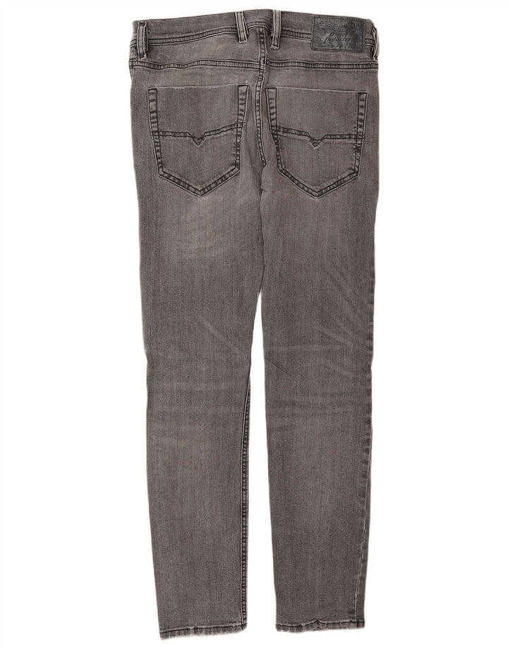 DIESEL Jean skinny homme W29 L30 gris coton