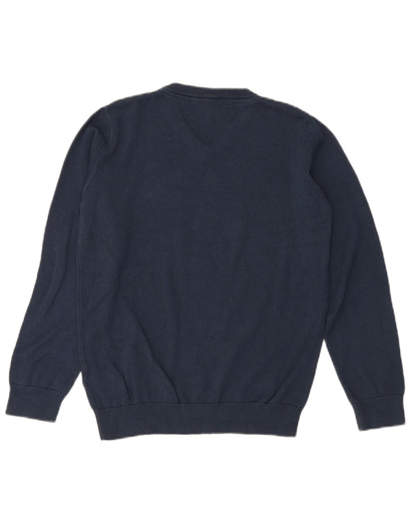 Marks & Spencer Pull col V garçon 12-13 ans Bleu Marine Coton