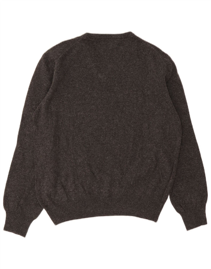 Brooksfield Pull col V pour homme IT 48 Petit Gris