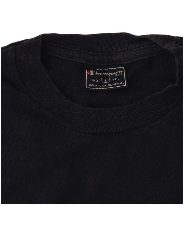 Champion T-Shirt Graphique Homme Grand Bleu Marine