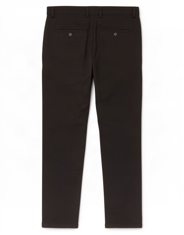 Zara Pantalon Chino Droit Homme EU 40 Medium W31 L29 Noir
