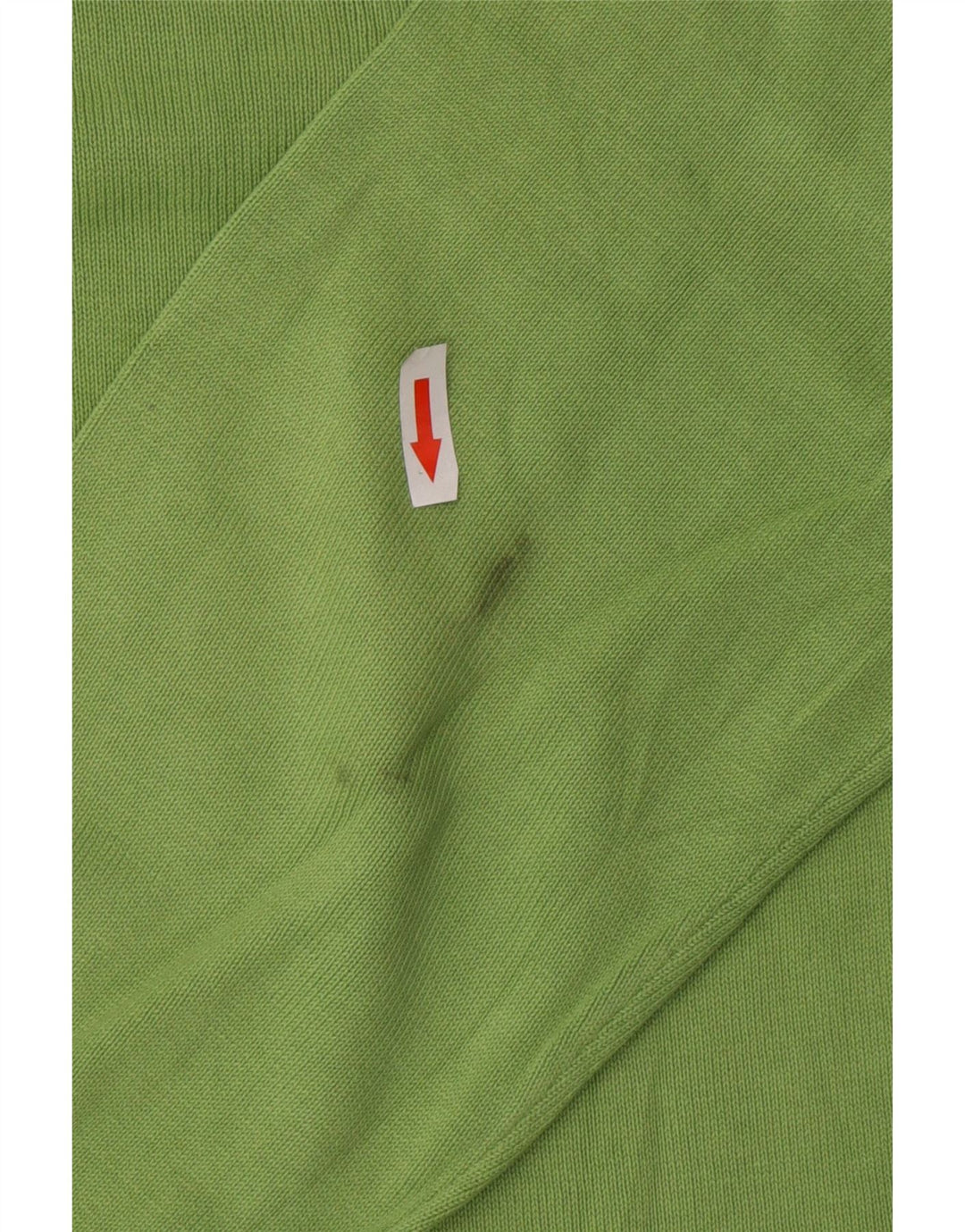 Zara Pull à col rond pour homme en coton vert Large