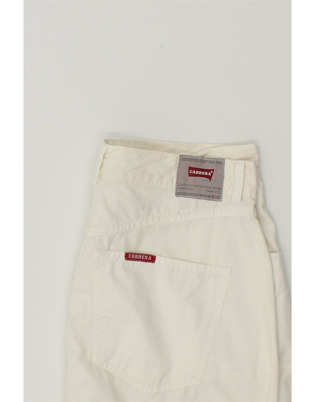 CARRERA Womens A-Line Skirt W28 Medium  White Vintage Carrera and Second-Hand Carrera from Messina Hembry 