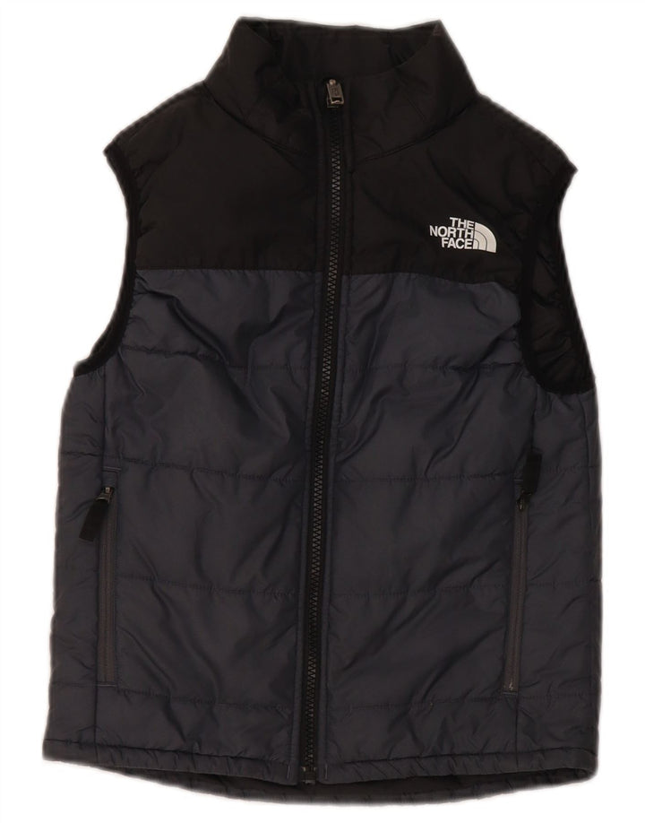 The North Face Gilet rembourré pour garçon 7-8 ans Petit Gris Colorblock Polyester