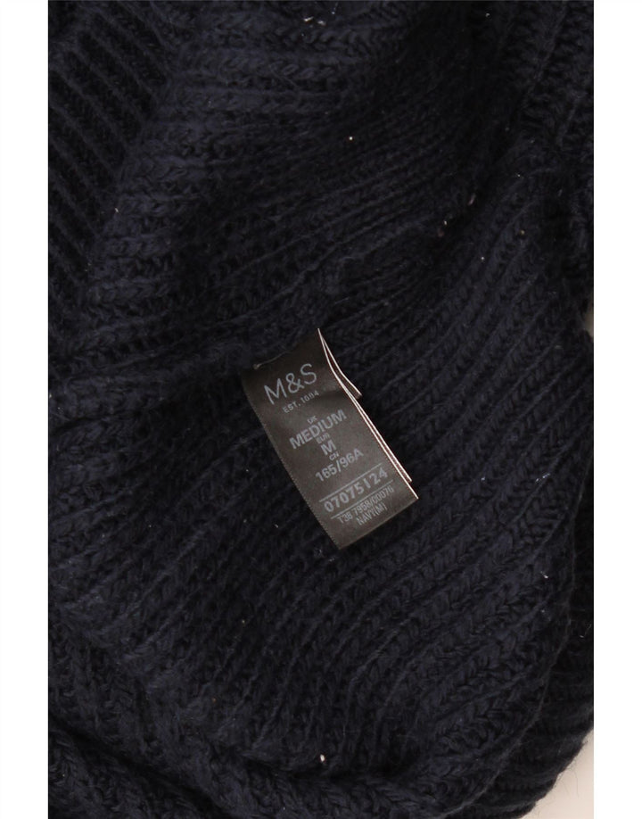 Marks & Spencer Pull surdimensionné pour femme UK 14 Bleu marine moyen