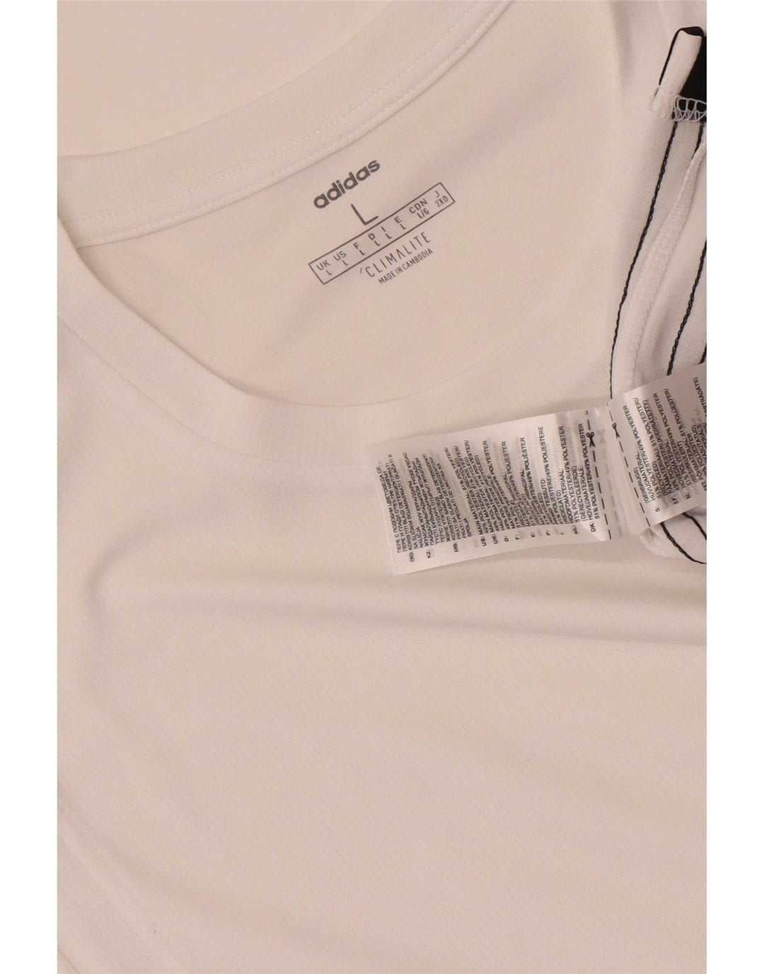 Adidas Hommes Climalite Débardeur Grand Blanc Polyester