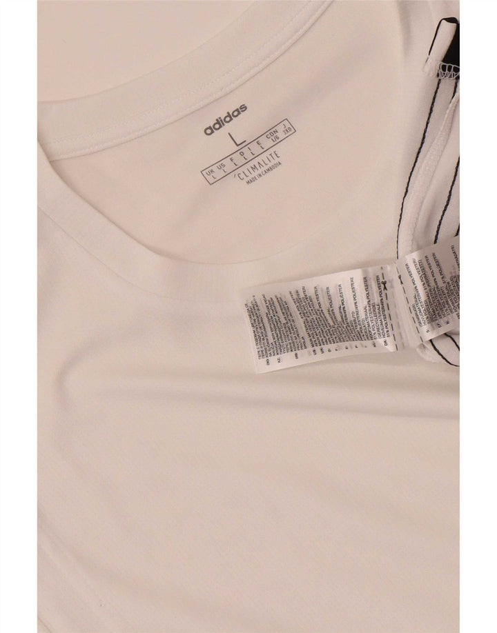 Adidas Hommes Climalite Débardeur Grand Blanc Polyester