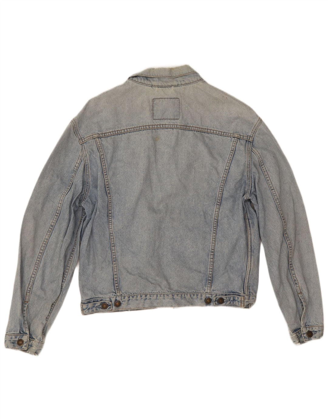 Levi's Veste en Jean Homme UK 38 Bleu Moyen Coton
