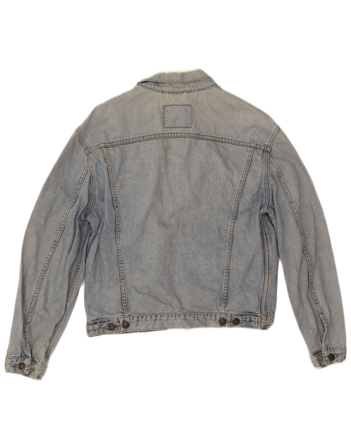 Levi's Veste en Jean Homme UK 38 Bleu Moyen Coton