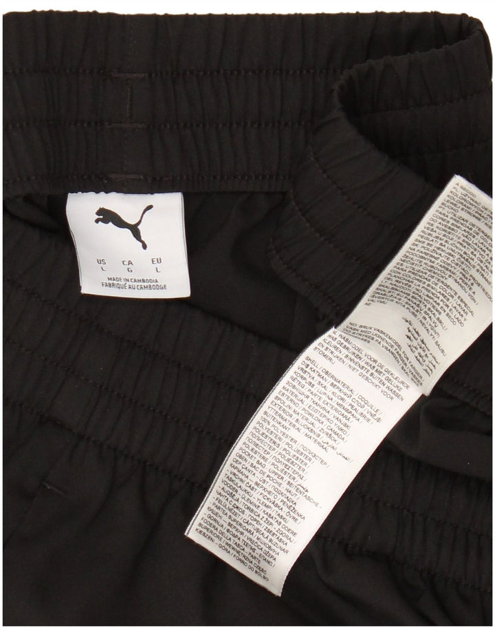 Puma Short de sport pour homme Large Noir Polyester