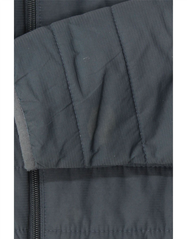 ELLESSE Veste matelassée pour femme UK 16 Large Bleu Marine Polyester