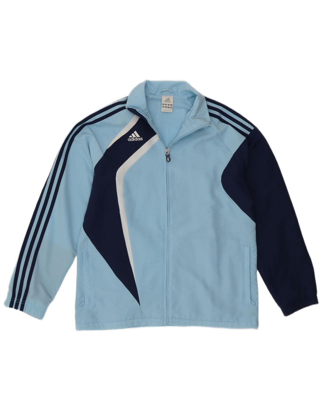 ADIDAS Veste de survêtement pour homme en polyester color block bleu moyen
