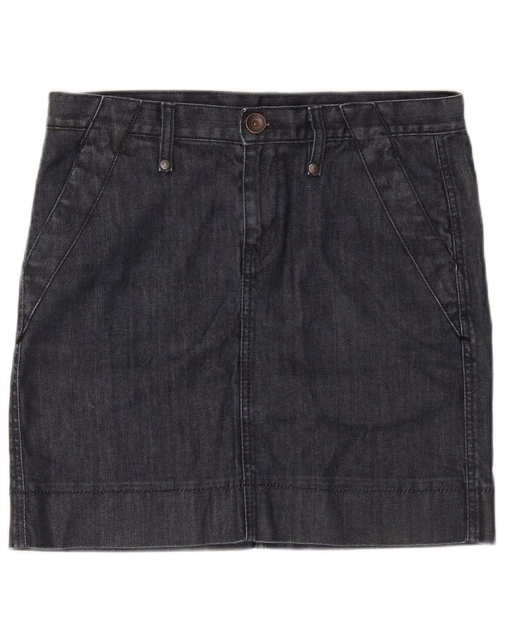Benetton Jupe En Jean Femme W32 Large Bleu Marine