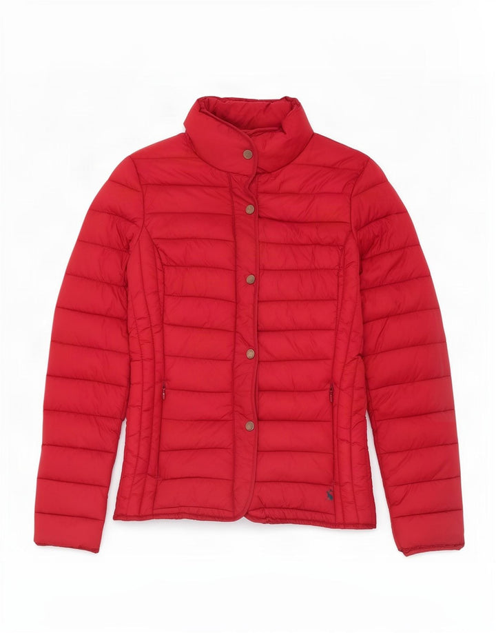 Joules Veste matelassée pour femme UK 8 Small Rouge Polyamide