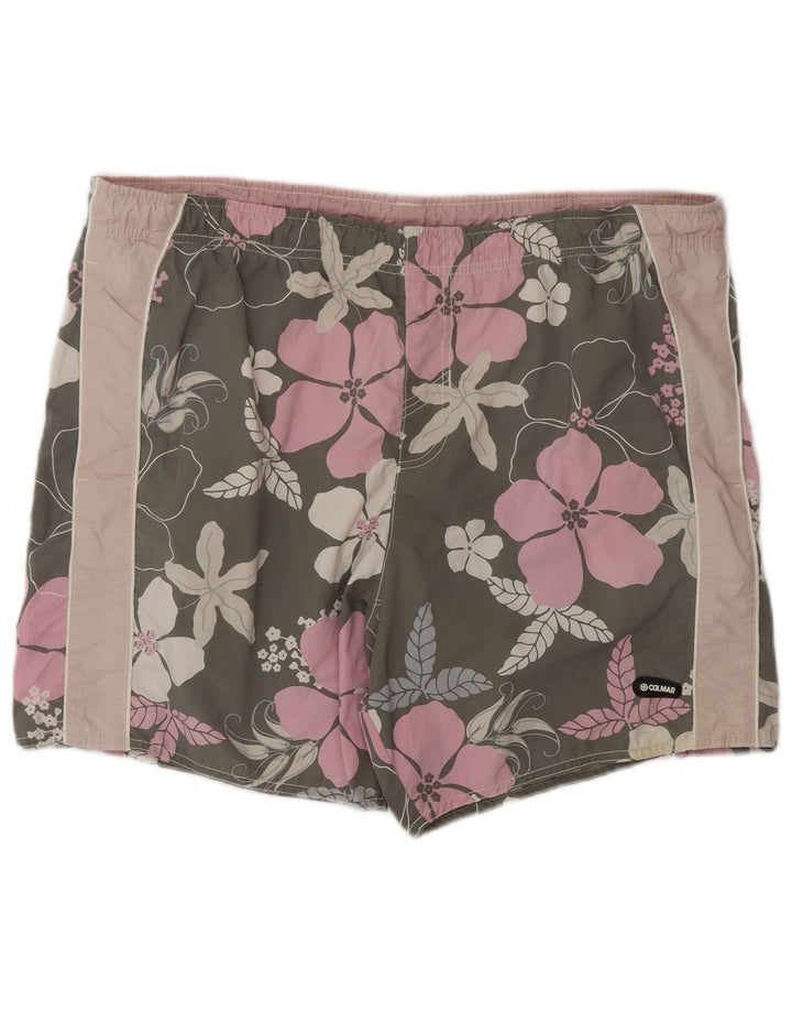 Colmar Short de Bain Homme EU 52 Grand Gris Floral Polyester