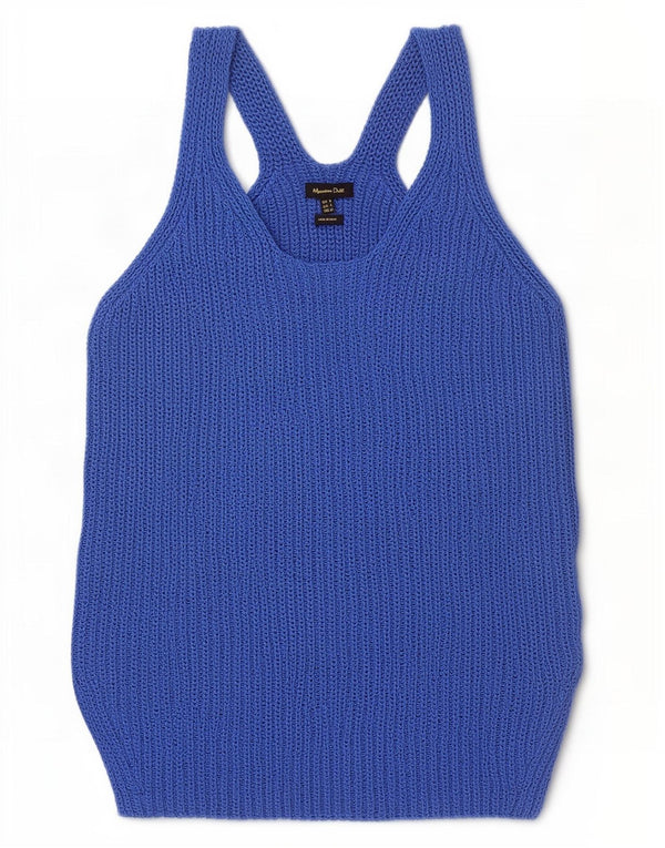 Massimo Dutti Débardeur pour femme UK 10 Petit Bleu