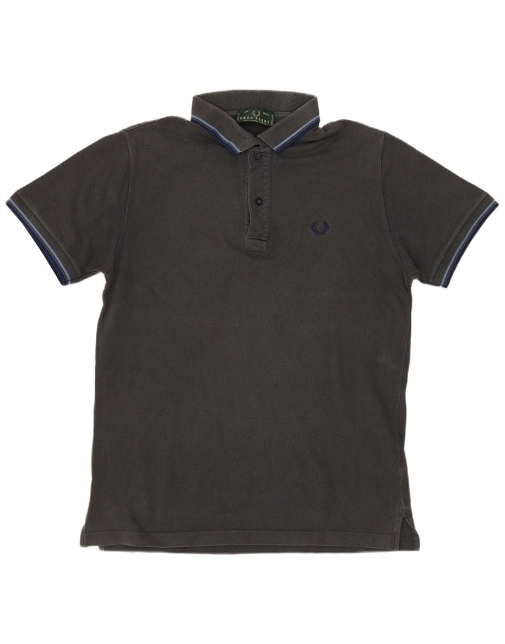 FRED PERRY Polo Homme Coton Noir Moyen