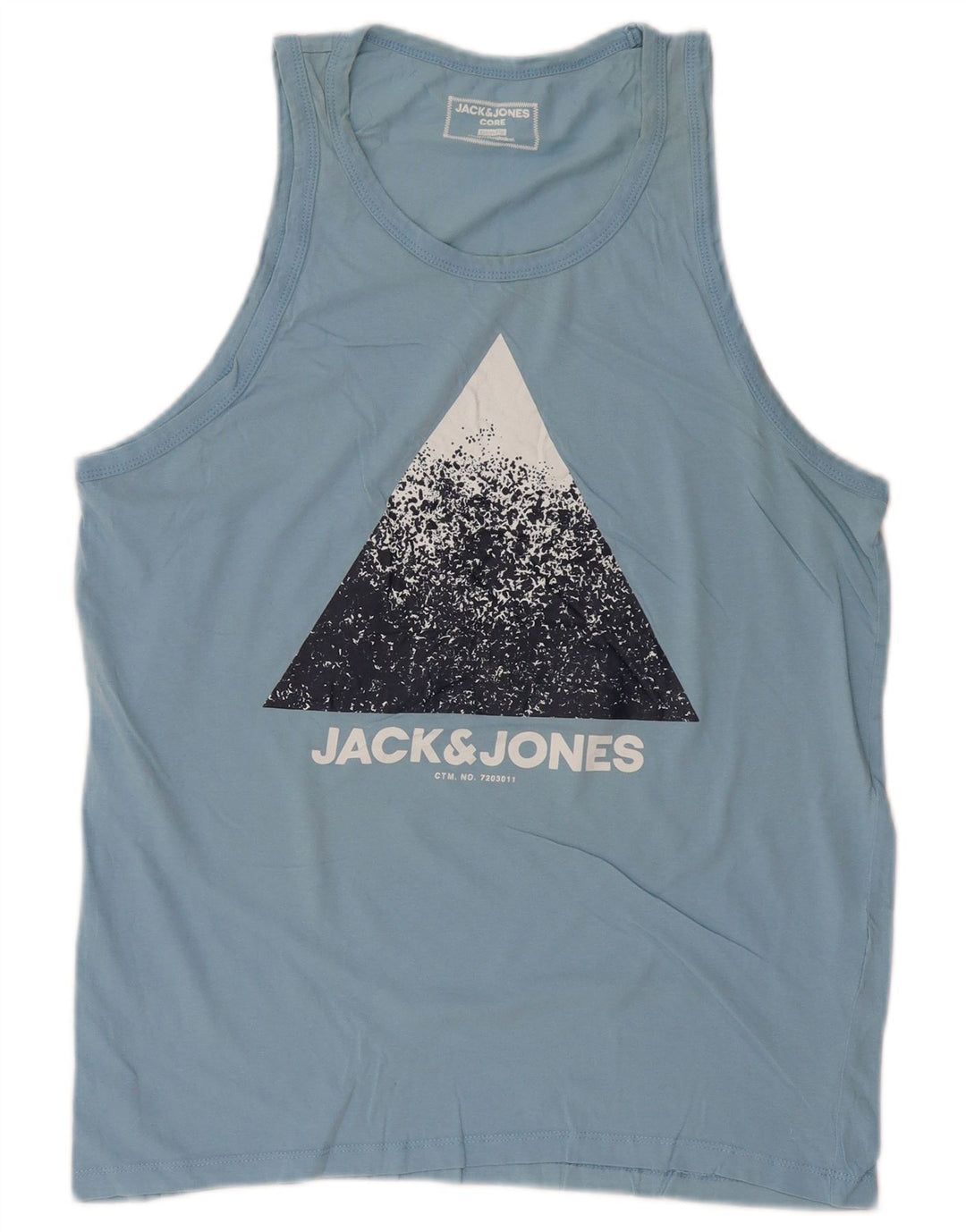 JACK & JONES Débardeur Core Slim Fit Graphic Homme Bleu Taille L