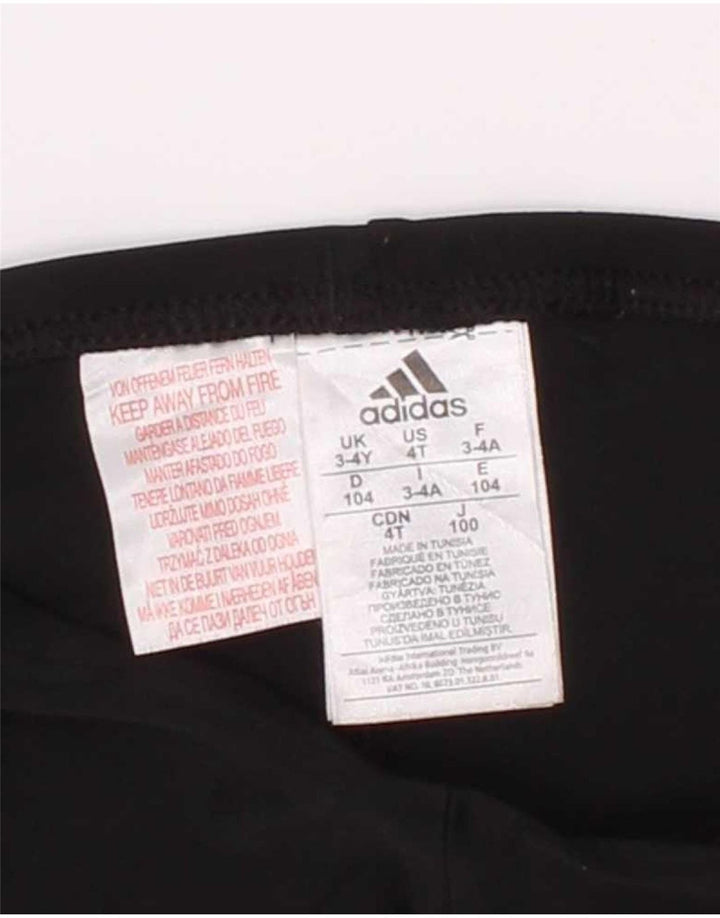 Adidas Short de sport garçon 3-4 ans Noir Polyester