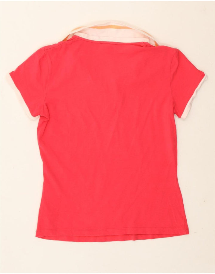 Sergio Tacchini Polo Femme IT 44 Coton Rose Moyen