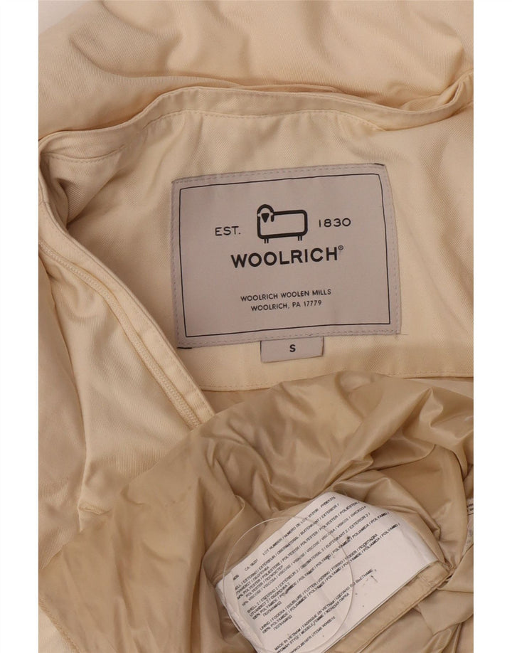 Woolrich Veste matelassée pour femme UK 10 Small Off White Polyester