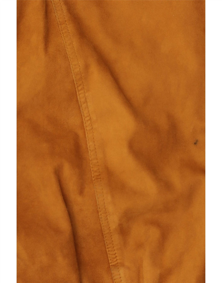 I NAVIGLI Blouson Bomber En Daim Homme IT 48 Cuir Marron Moyen