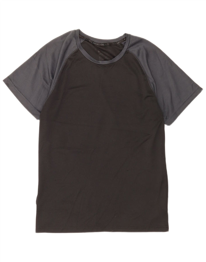 Mountain Warehouse T-Shirt IsoCool Homme Petit Noir Colorblock