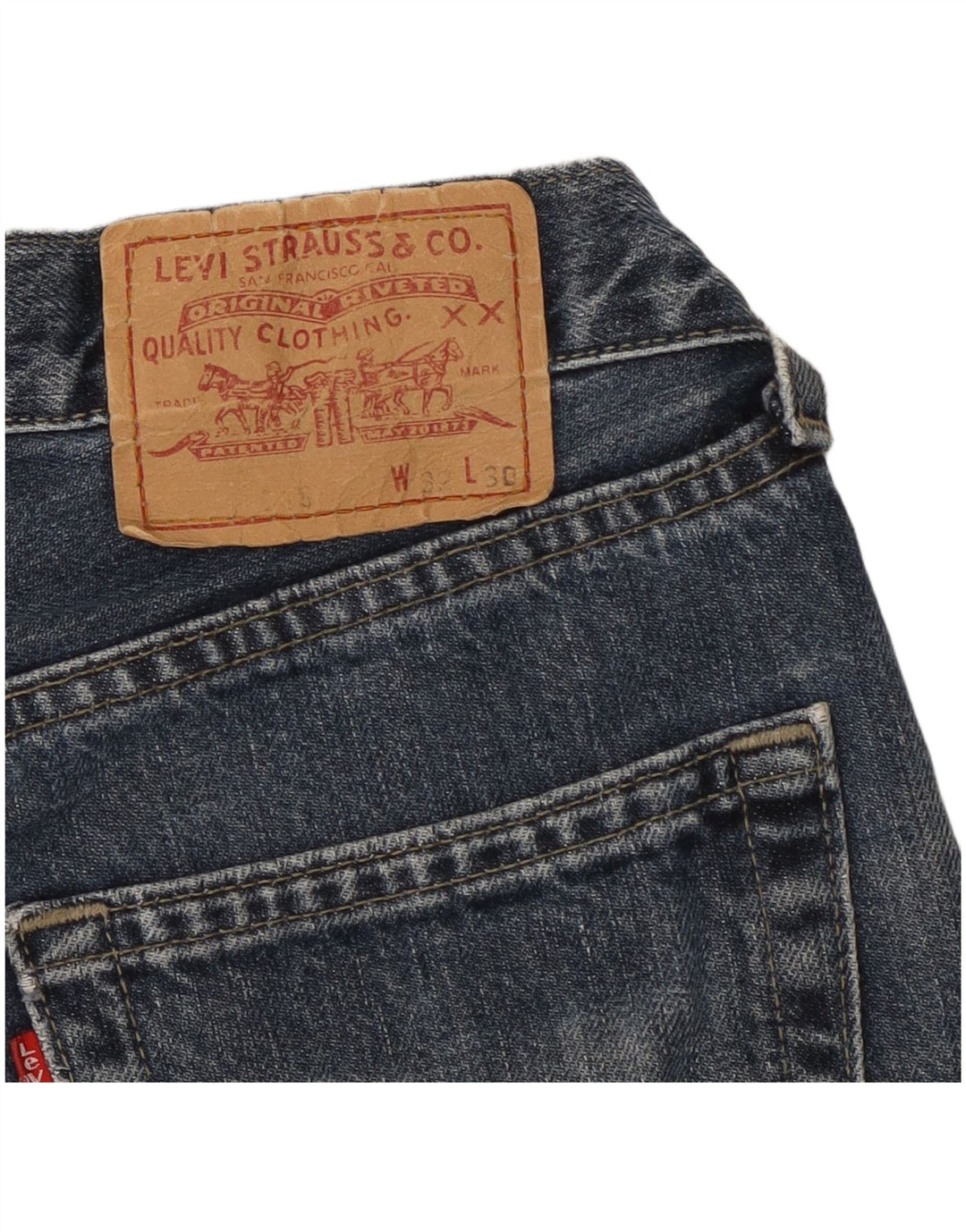 Levi's Jean Droit Homme W32 L26 Bleu Coton