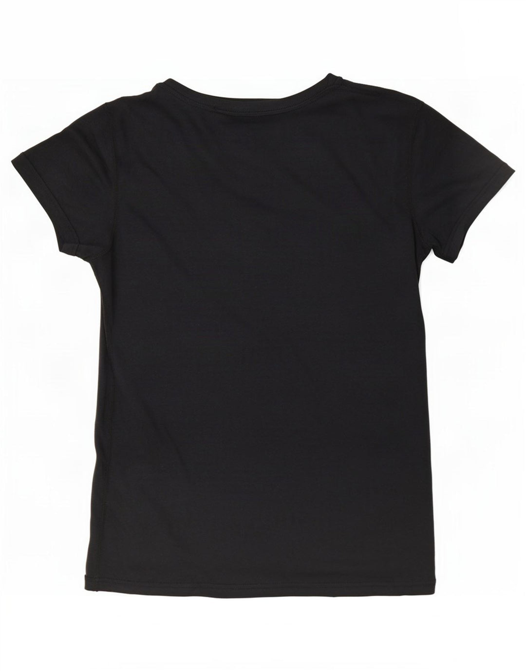 Nike T-shirt coupe classique pour femme UK 14 Noir moyen Polyester