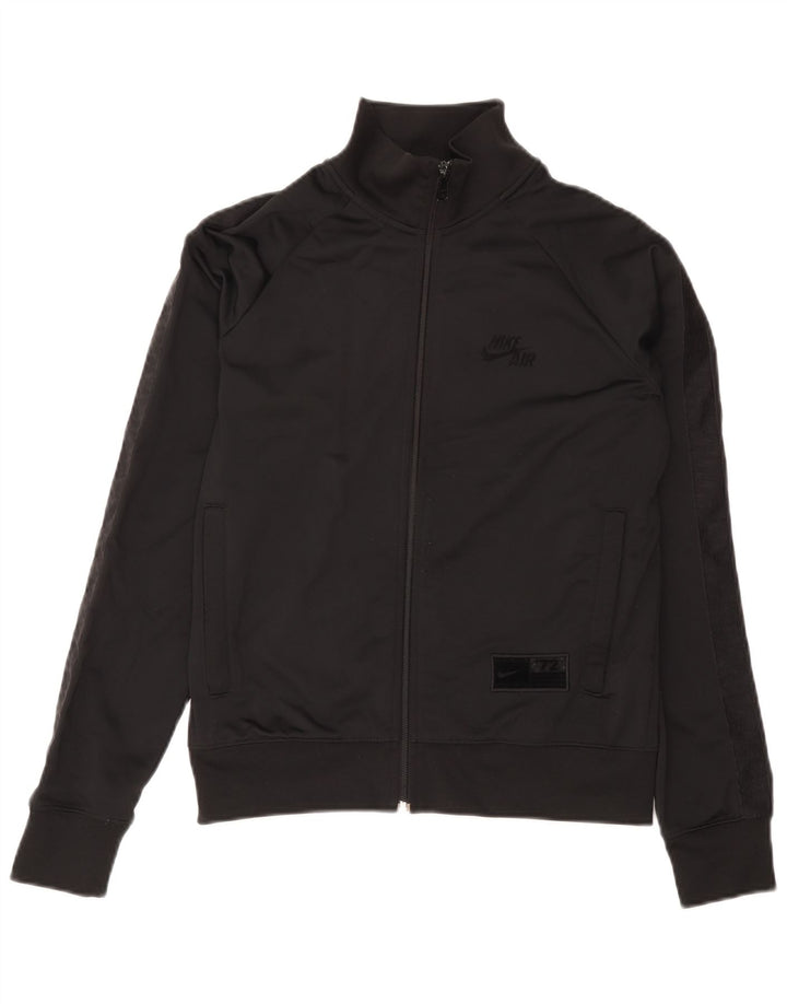 Nike Veste de survêtement graphique pour femme UK 14/16 Large Noir