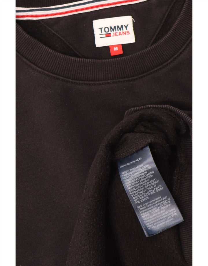 Tommy Hilfiger Sweat-shirt pour femme UK 44 en coton noir moyen