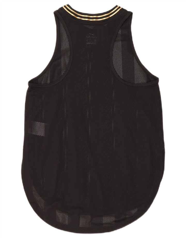 Nike Womens Dri Fit Débardeur UK 10 Petit Nylon Noir
