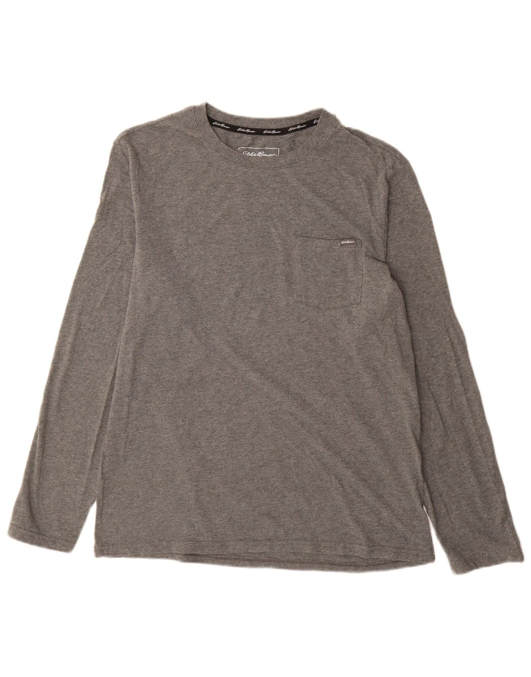 EDDIE BAUER Haut Homme Manches Longues Gris Moyen Coton