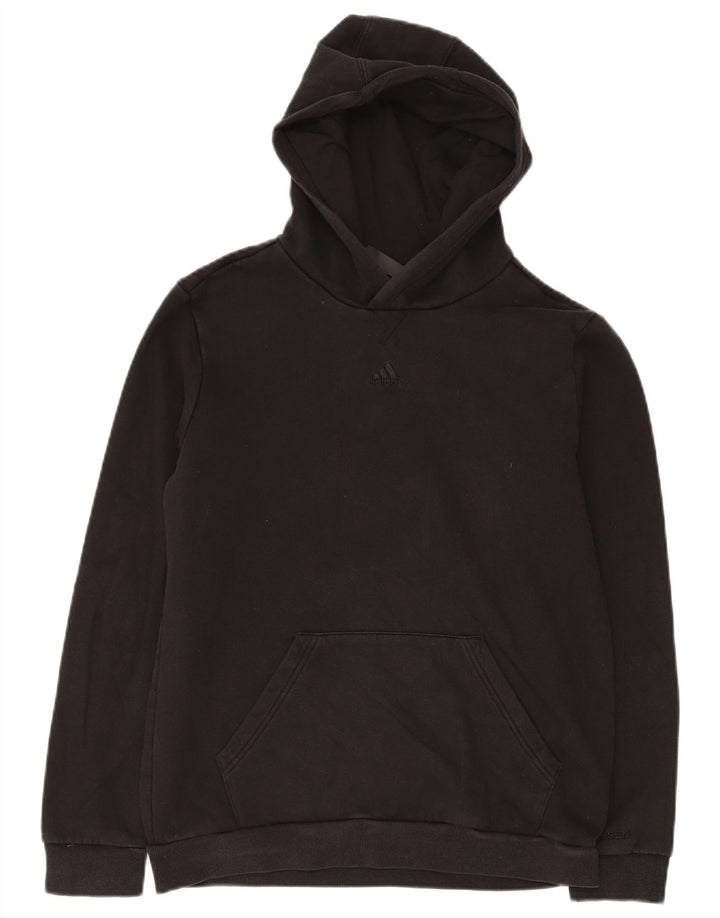 ADIDAS Pull à capuche garçon 15-16 ans Noir Coton