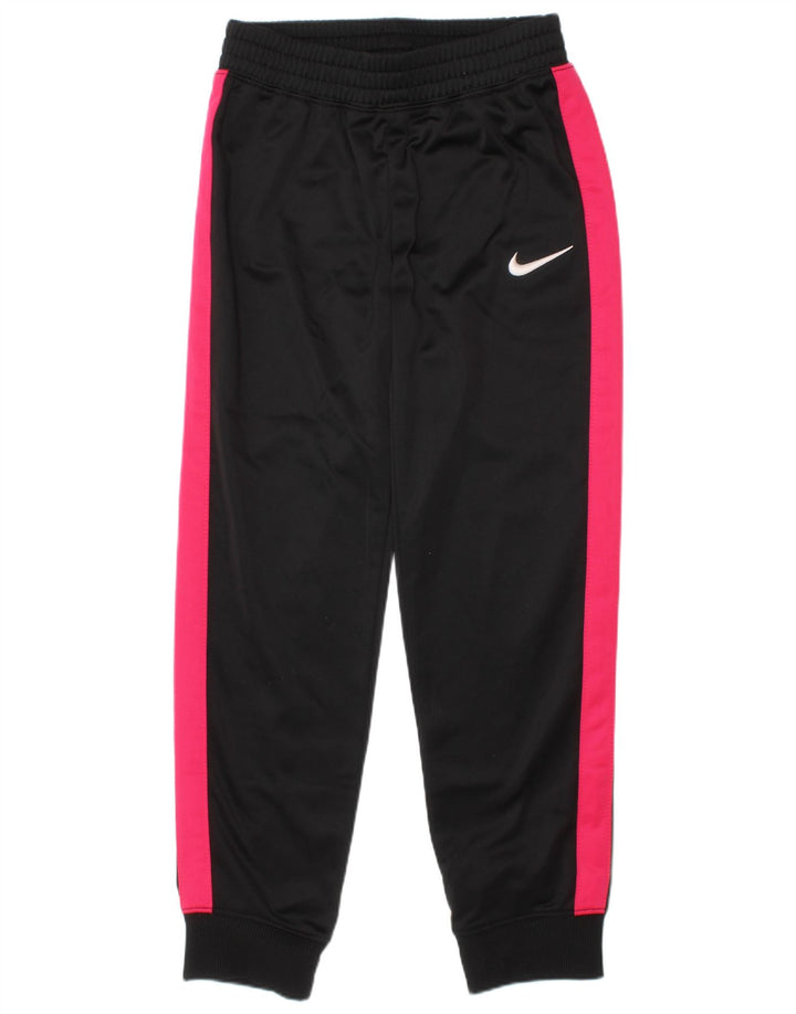 NIKE Pantalon de survêtement pour fille 6-7 ans Large Noir Colourblock