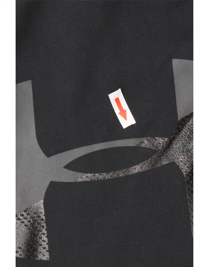 Under Armour Pull à Capuche Cold Gear Graphic Homme Noir Moyen Polyester