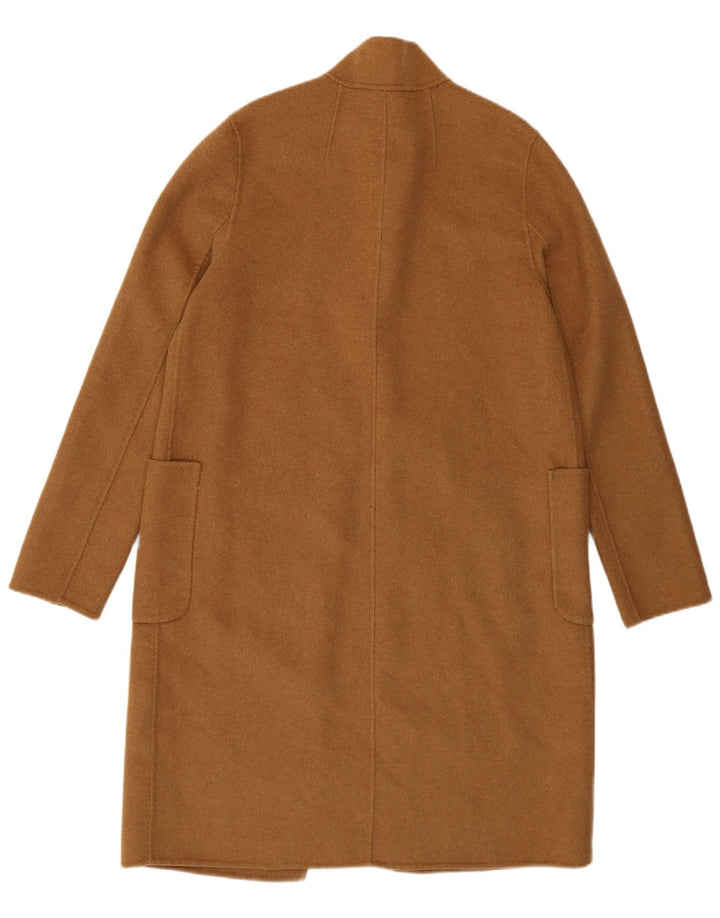 Hobbs Manteau Femme UK 10 Petite Laine Marron