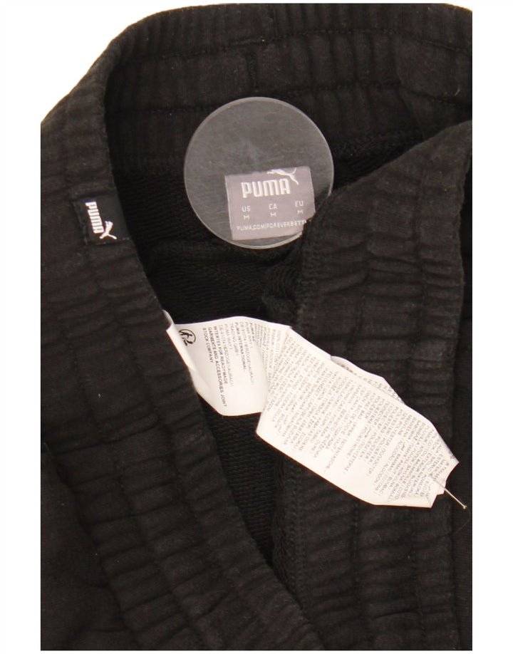 Puma Short de Sport Homme Noir Moyen Coton