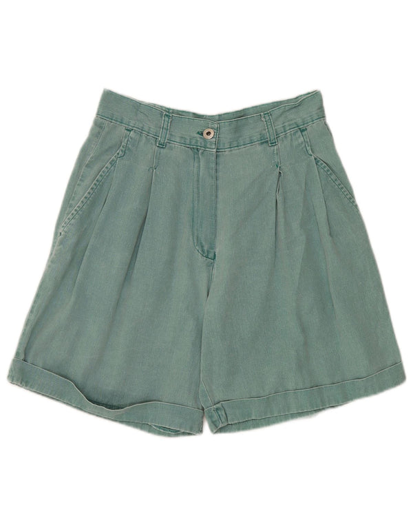 Mash Short décontracté pour femme IT 46 Large W32 Vert Coton