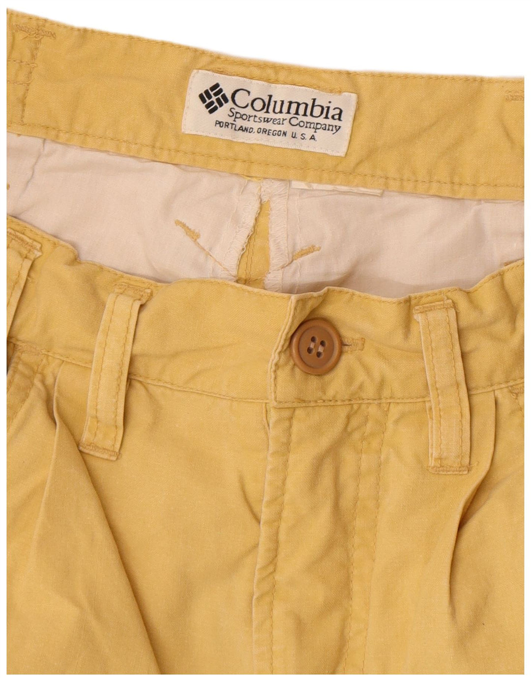 Columbia Short Cargo W28 Homme Jaune Petit