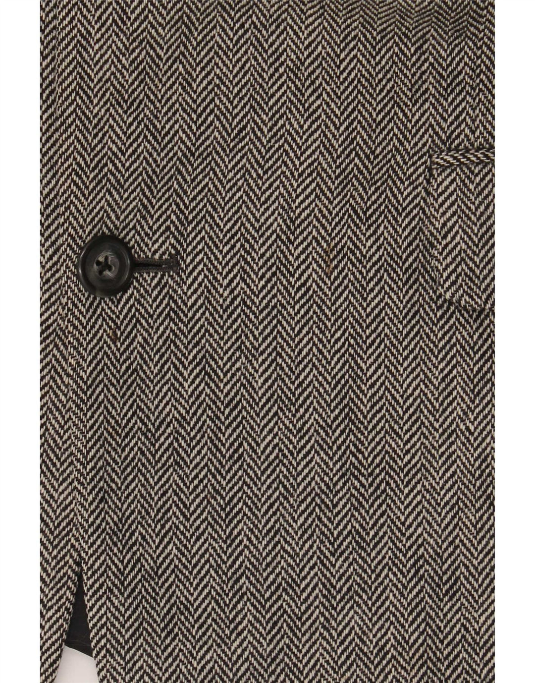 Marks & Spencer Veste blazer à 2 boutons pour homme UK 42 Grand chevron gris