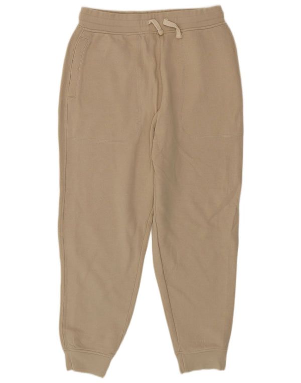Pantalon De Survêtement Zara Homme Joggers Coton Beige Moyen