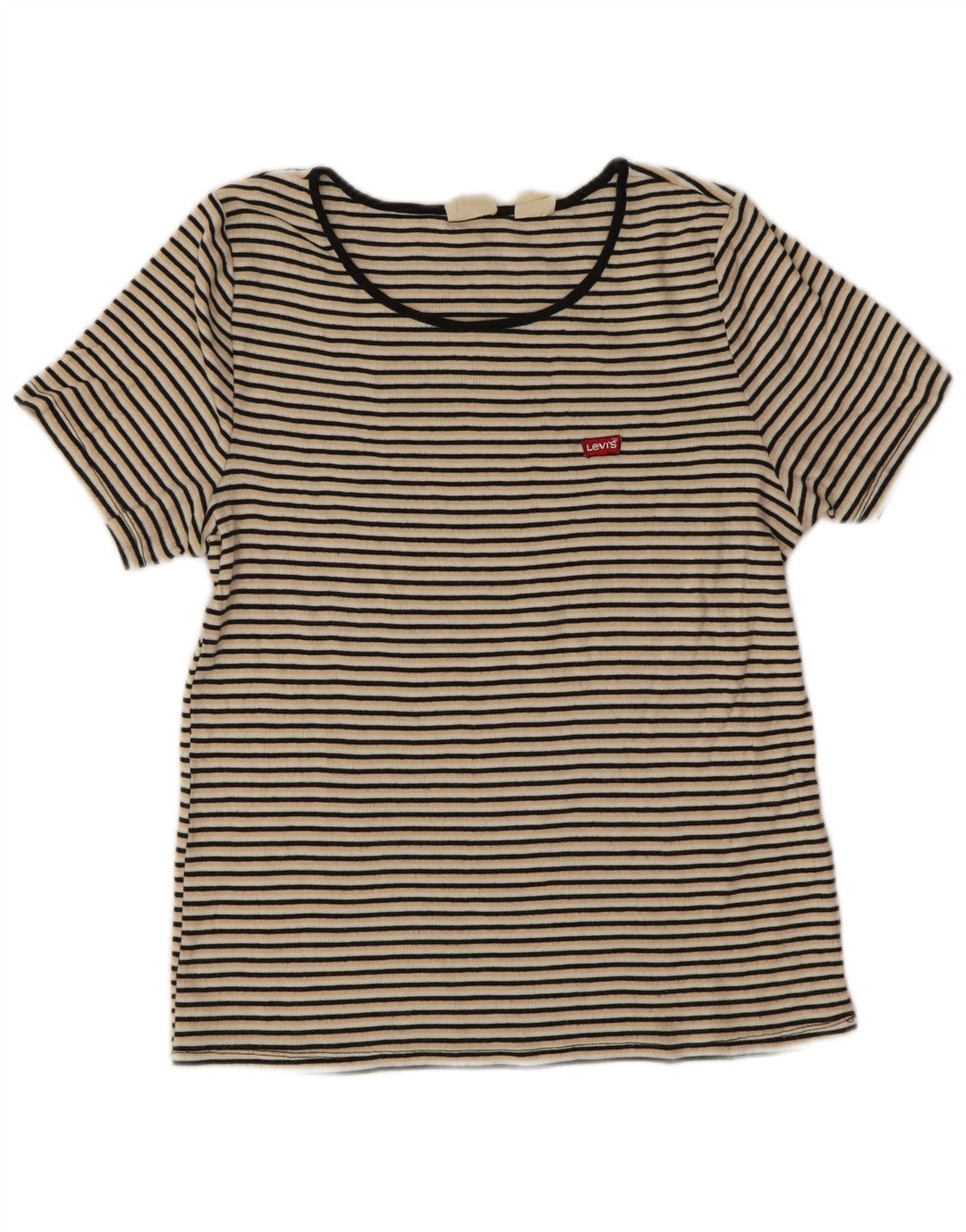 Levi's T-Shirt Femme UK 18 XL Rayé Multicolore