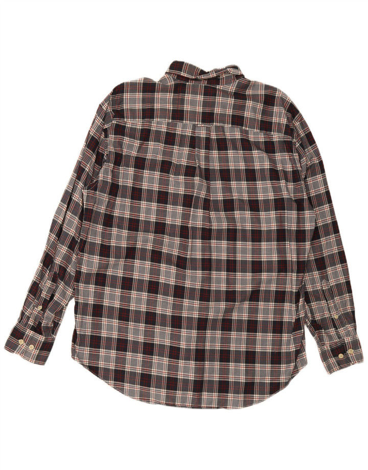 Nautica Chemise coupe classique pour homme en coton à carreaux bleu marine